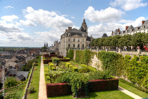 Blois, France: Landscape of Blois over the Loire river