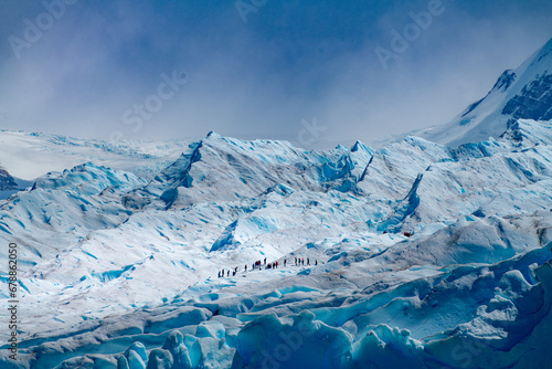 glacial landscape of Perito Moreno in Pampa Argentina © David