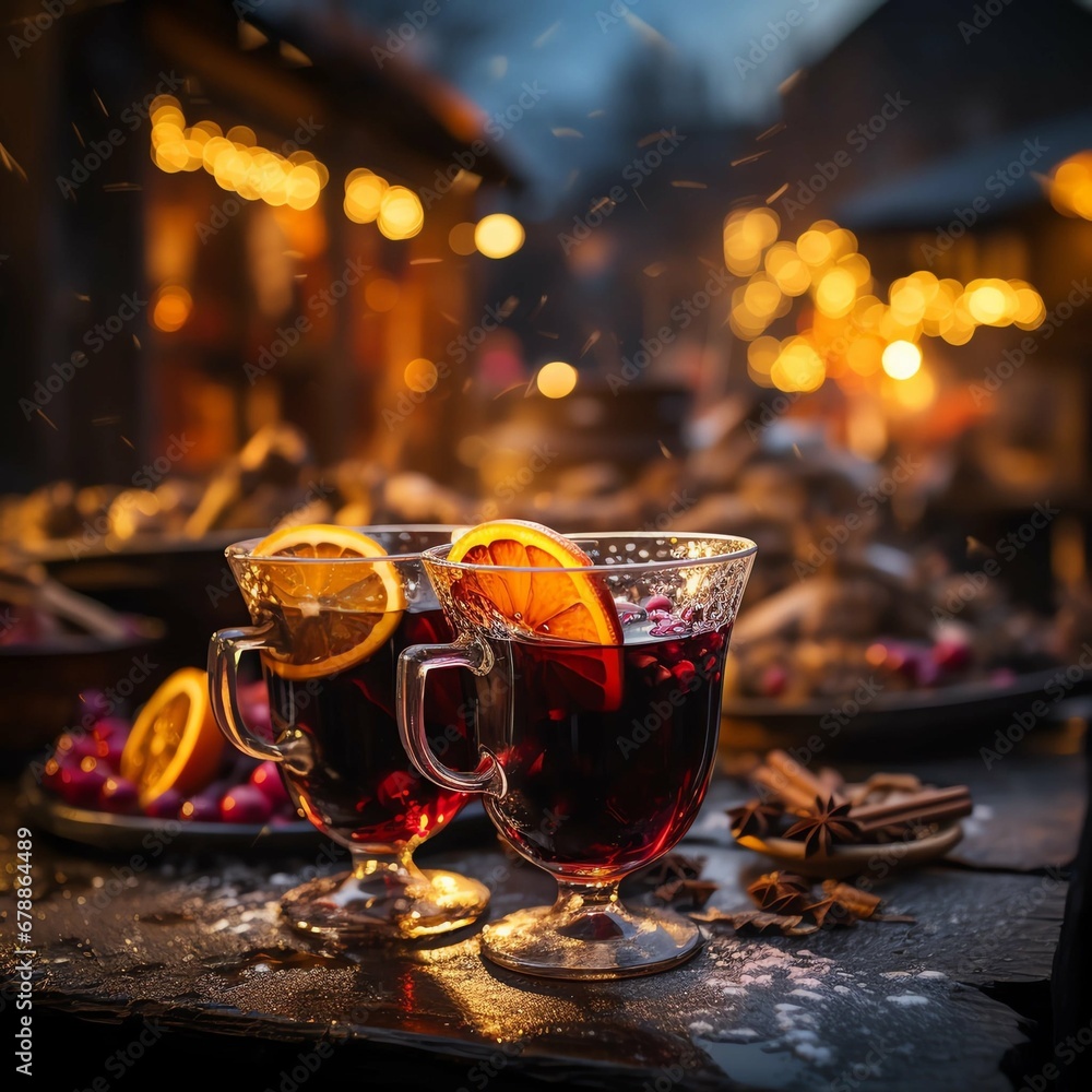 glass of mulled wine