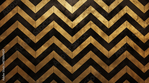 Vintage Chevron Pattern in Monochrome

