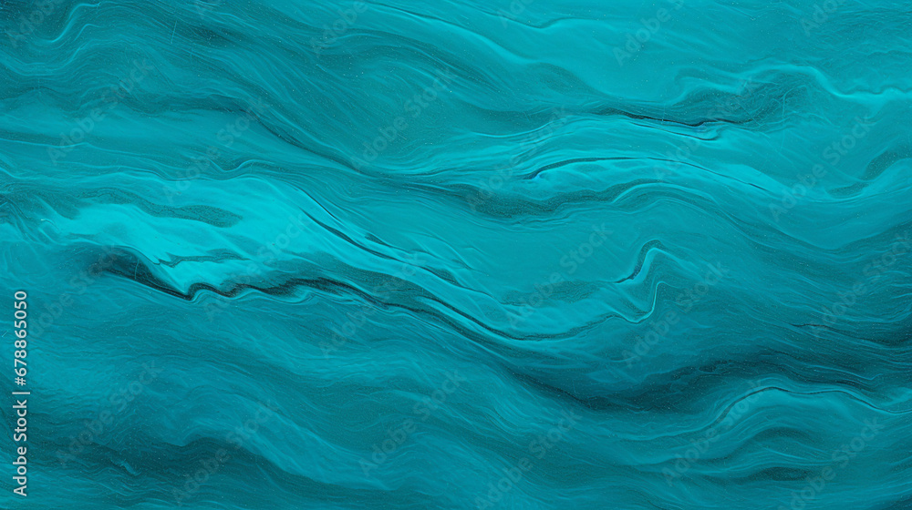 Obraz premium Teal Textures: Underwater Silk
