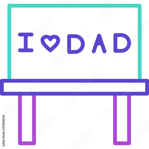 I Love Dad Icon