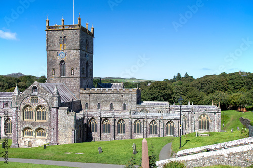St Davids Cathedral in St Davids City Pembrokeshire,