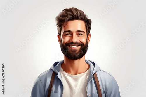 Portrait of a handsome young man. Men's beauty, fashion, portrait, handsome, young man, men's beauty, fashion, male, attractive, stylish, trendy, model, glamour, elegance, grooming, facial hair