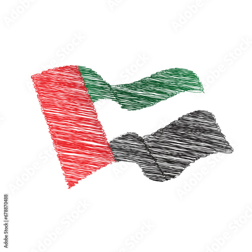 national flag of uae, united arab emirates, abstract uae flag, uae national day, 