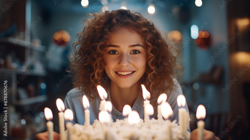 A beautiful birthday cake. Concept of joy and greeting A beautiful birthday cake. Concept of joy and greeting