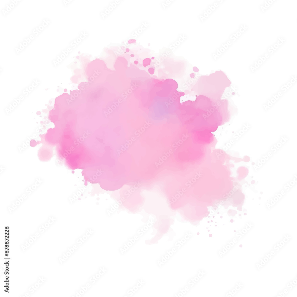 Abstract watercolor background with splashes, abstract watercolor background, Pink watercolor