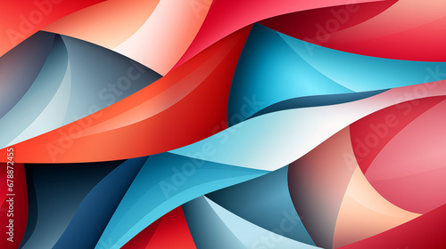 Colorful abstract geometric background design. 3D rendering.