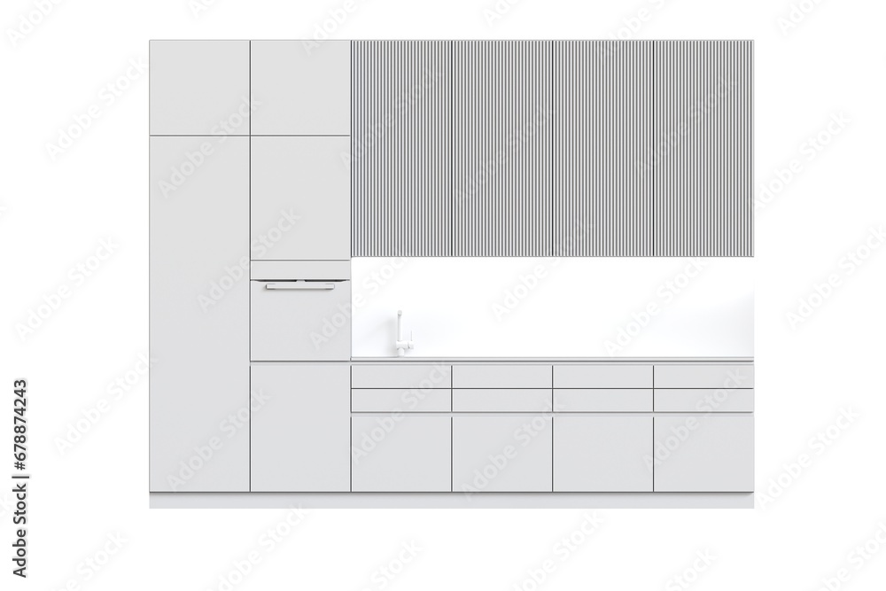 Kitchen furniture isolated on a white background, 3d illustration, cg render
Kitchen furniture isolated on a white background, 3d illustration, cg render