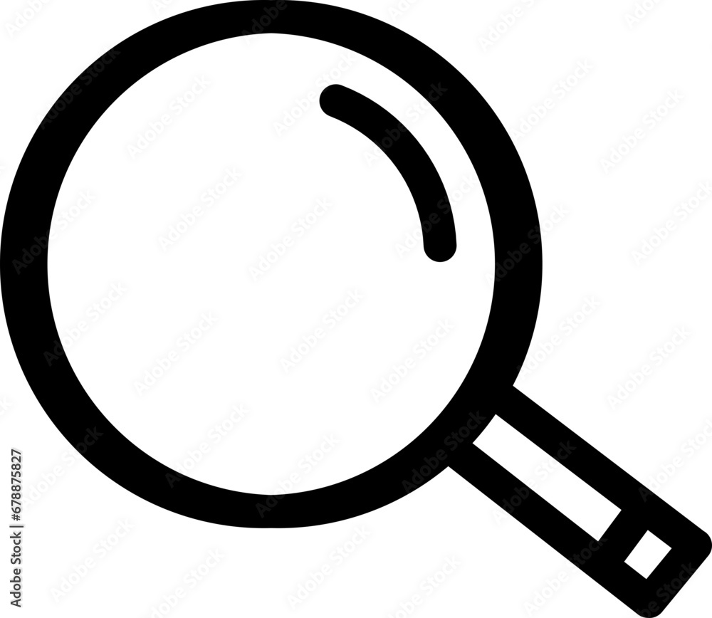 Silhouette of a web search engine magnifying glass Silhouette of a web search engine magnifying glass