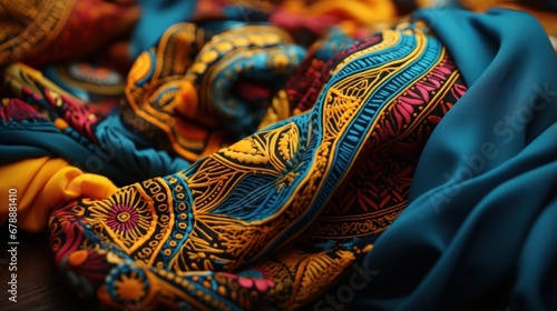 fabric with tribal prints uhd wallpaper