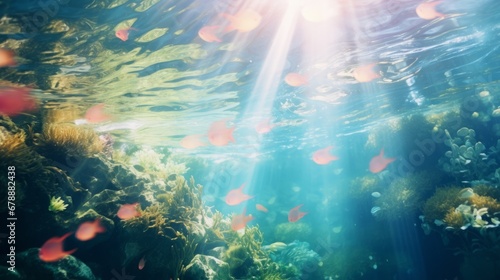 Magical underwater background © BraveSpirit