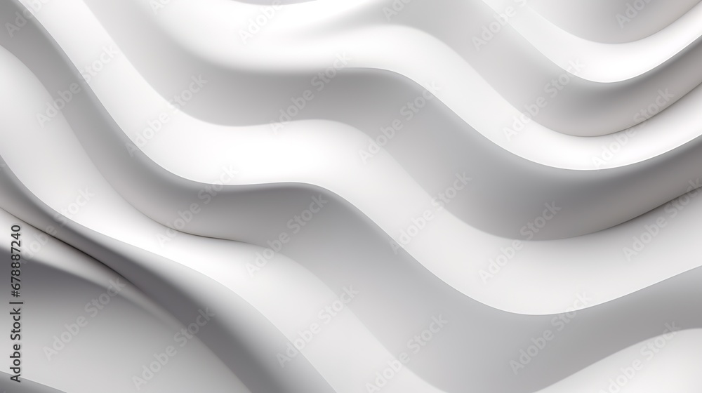 Obraz premium 3D Abstract Modern White Background