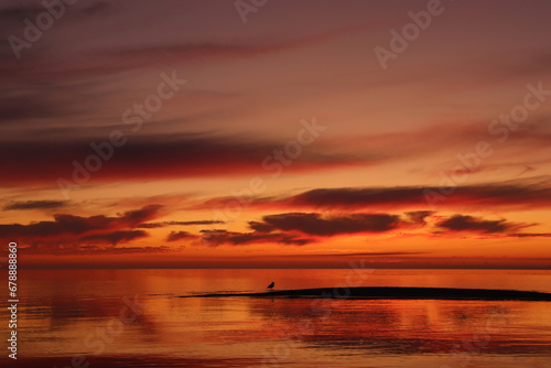 sunset on the sea © Serge