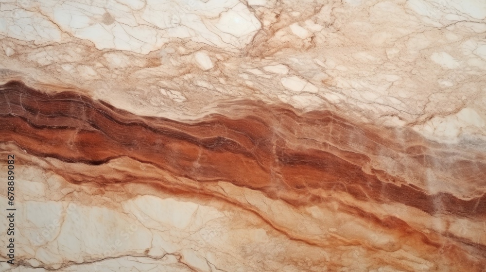 Beige Marble with Wooden Mahogany Horizontal Background. Abstract stone texture backdrop. Bright natural material Surface. AI Generated Photorealistic Illustration. Beige Marble with Wooden Mahogany Horizontal Background. Abstract stone texture backdrop. Bright natural material Surface. AI Generated Photorealistic Illustration.