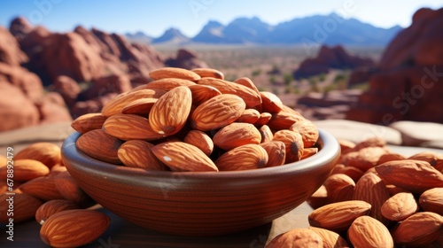 Californian almonds .UHD wallpaper