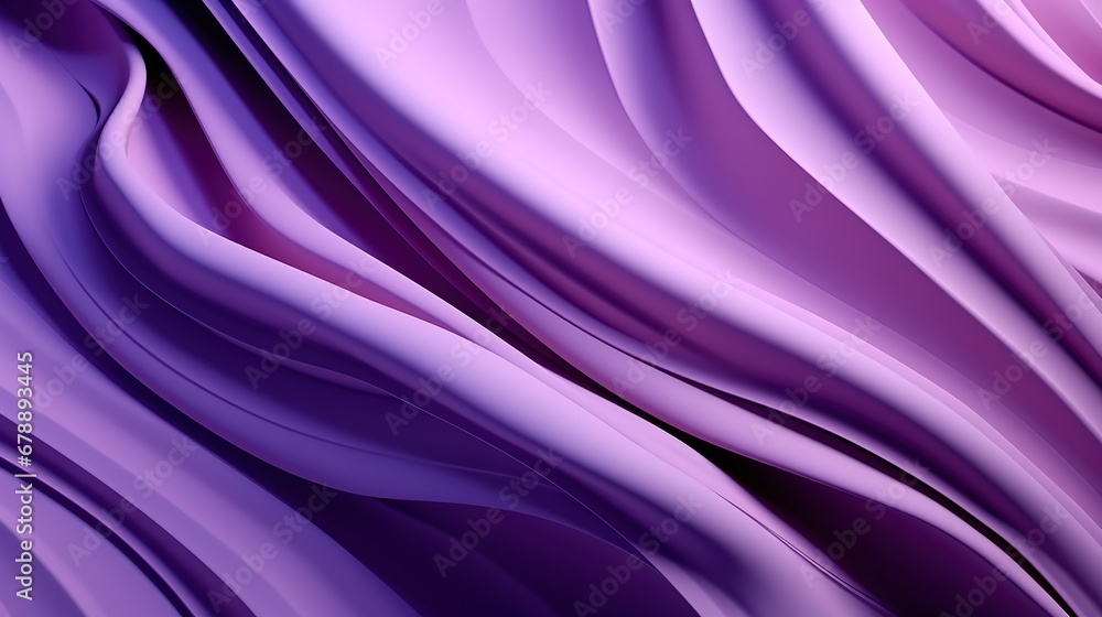 Obraz premium Purple 3D Wave