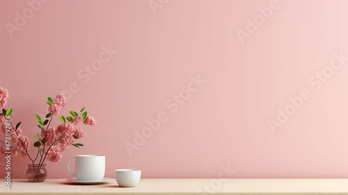 pink tulips in a vase #678897076