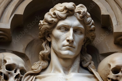 Golden Reverie A Renaissance Ode in Marble Generative AI





