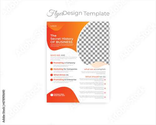business flyer design & digital flyer corporate design template