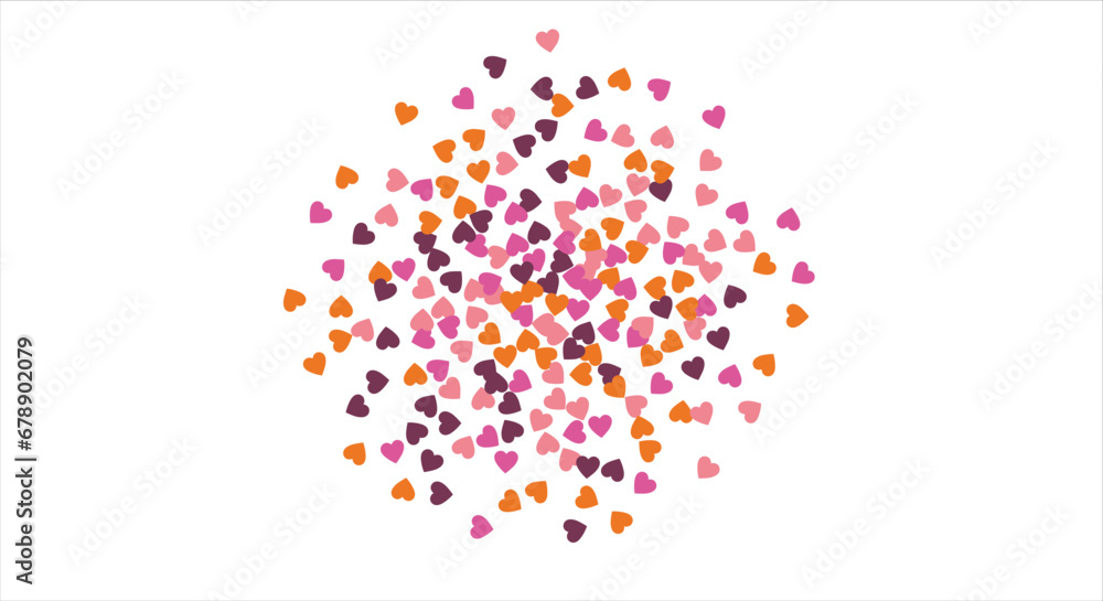 Vector edging, ribbon, border from hearts. Hand-drawn romantic pattern. Valentine's Day. Banner template. Vector illustration. Vector edging, ribbon, border from hearts. Hand-drawn romantic pattern. Valentine's Day. Banner template. Vector illustration.