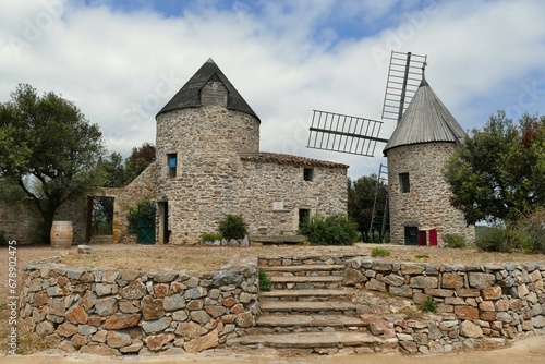 Lieu-dit « les 3 tours » sur les hauteurs de Faugères dans l’Hérault