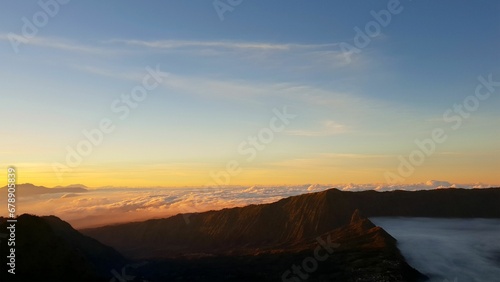 Mount Bromo in above The Clouds
