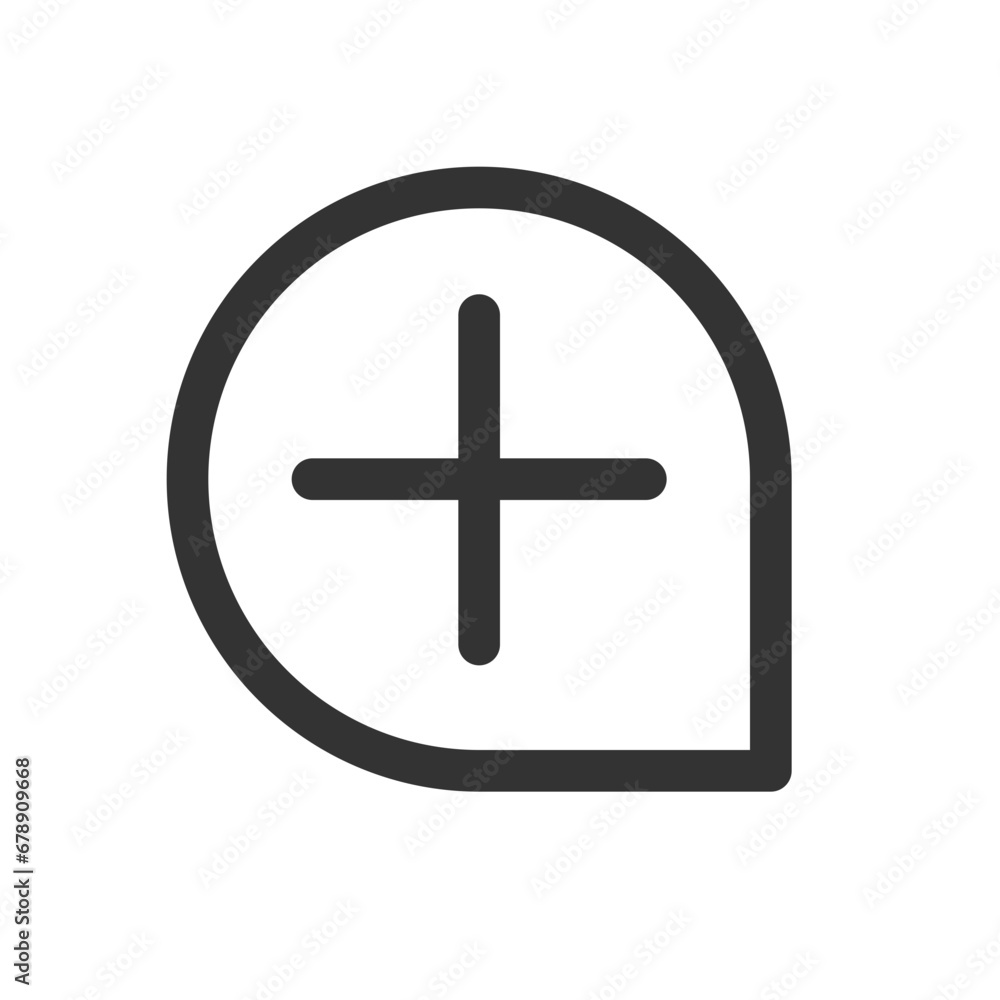 Chat & message line pixel perfect icon Chat & message line pixel perfect icon