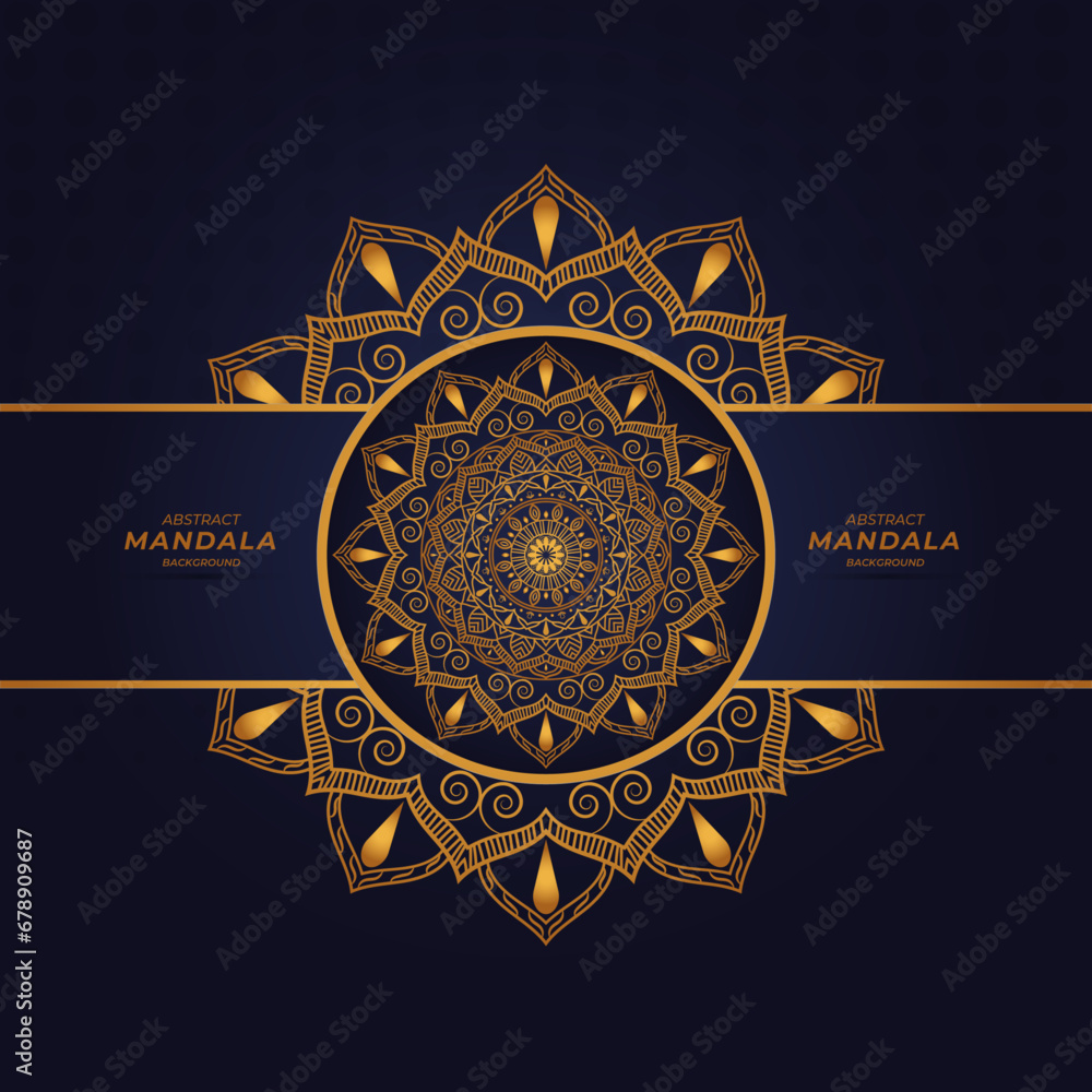 Luxury mandala background with golden arabesque pattern arabic islamic east style ,decorative mandala for print,Creative luxury decorative mandala background