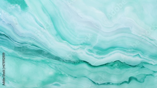 Mint Marble with Rhinestones Horizontal Background. Abstract stone texture backdrop. Bright natural material Surface. AI Generated Photorealistic Illustration.