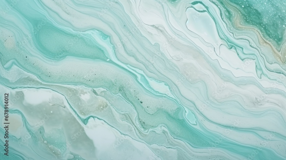 Mint Marble with Sand Horizontal Background. Abstract stone texture backdrop. Bright natural material Surface. AI Generated Photorealistic Illustration. Mint Marble with Sand Horizontal Background. Abstract stone texture backdrop. Bright natural material Surface. AI Generated Photorealistic Illustration.