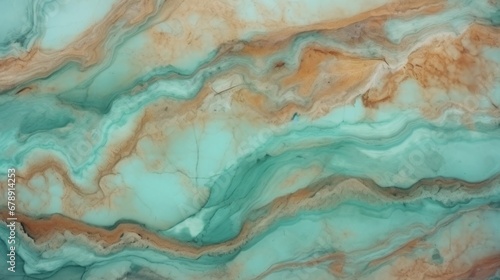 Wallpaper Mural Mint Marble with Sandstone Horizontal Background. Abstract stone texture backdrop. Bright natural material Surface. AI Generated Photorealistic Illustration. Torontodigital.ca