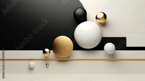 Abstract 3D Business style Background. generative AI illustration. 