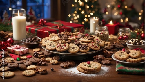 christmas cookies and christmas decorations © ahmudz