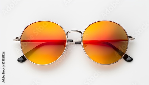 stylish sunglasses isolated on white background