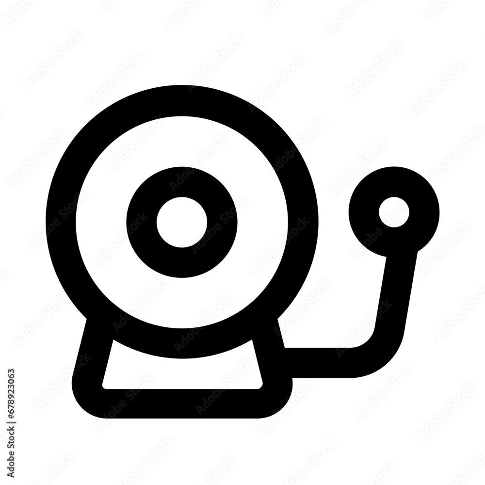 school bell line icon school bell line icon
