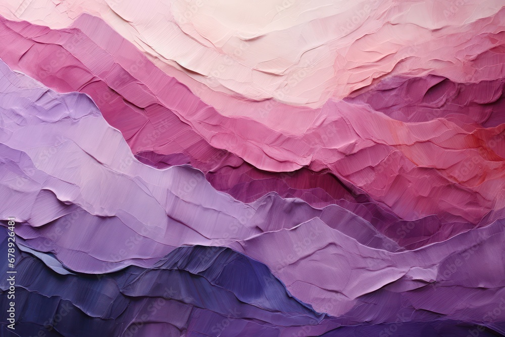 Brush Strokes Acrylic Expressions with Purple Brush Strokes Acrylic Expressions with Purple