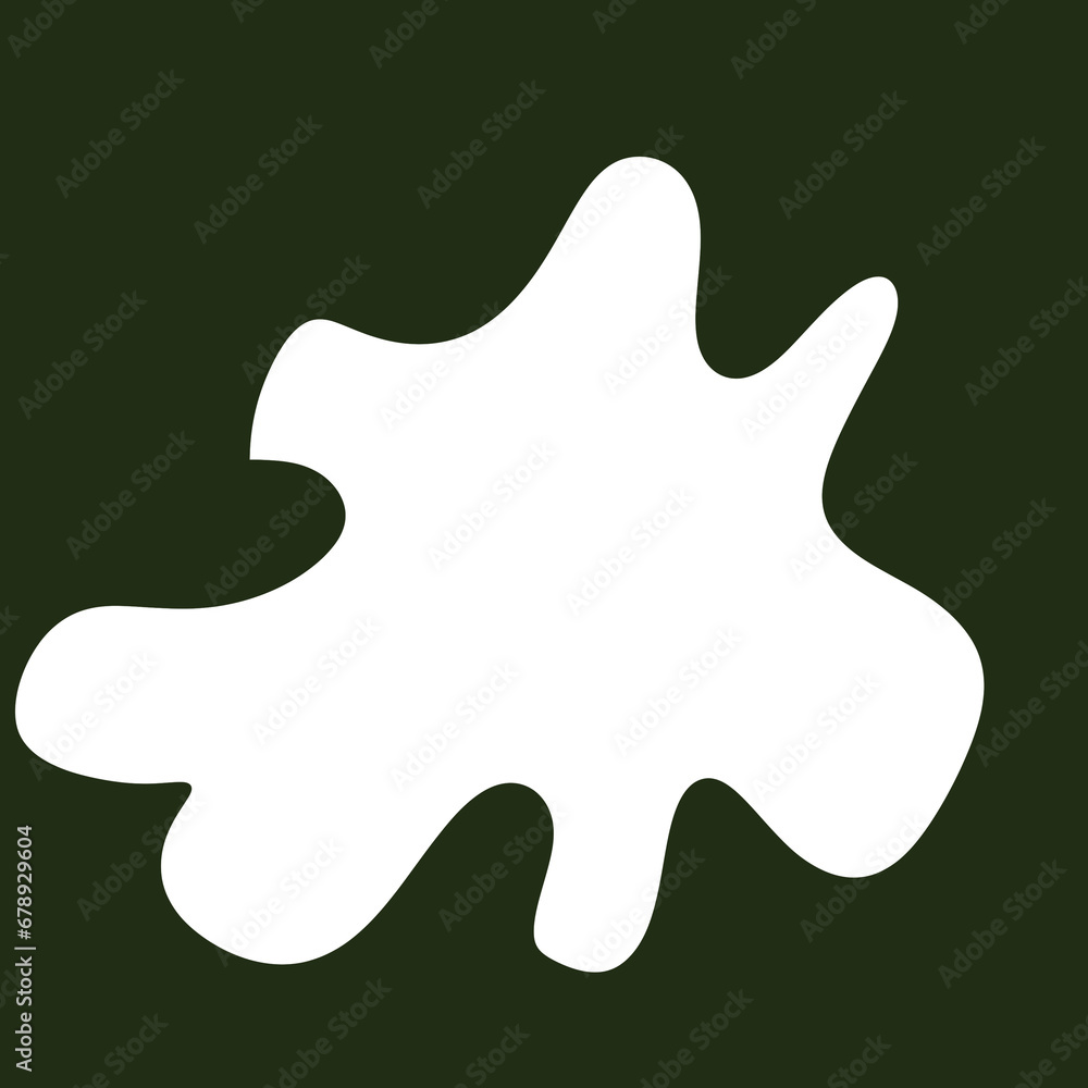 Hollow Abstract Shape Frame Hollow Abstract Shape Frame
