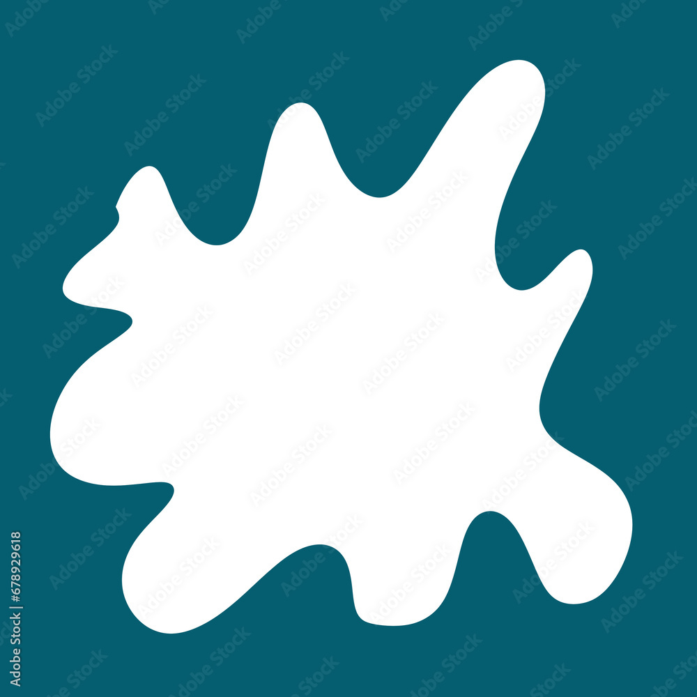 Hollow Abstract Shape Frame Hollow Abstract Shape Frame