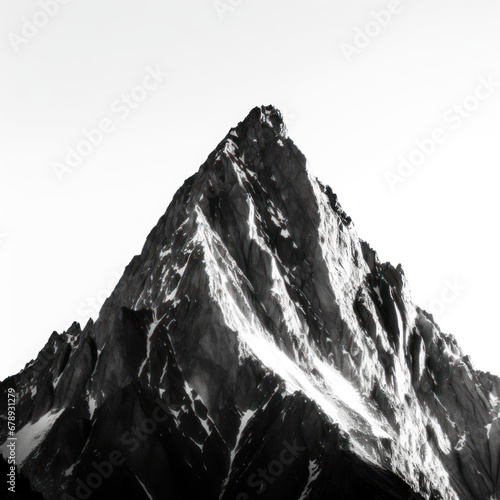 Jagged mountain peak lines.  © Sekai
