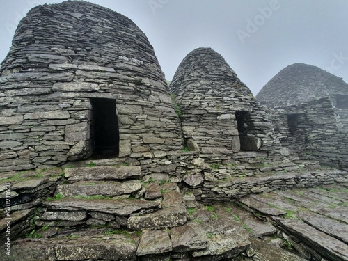 Bild auf Leinwand The Skellig Islands are 2 uninhabited, rocky islets off the southwestern coast of Ireland