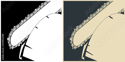 Chainsaw cutting wood close up