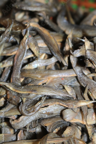 There are Vietnamese dried fish