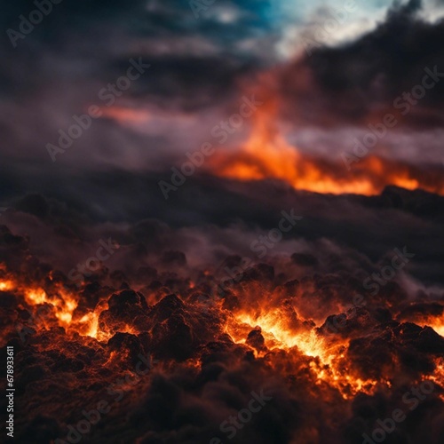 Vulkanausbruch drückt Magma nach oben