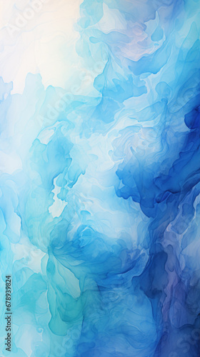 Swirl smooth blue smoke abstract background