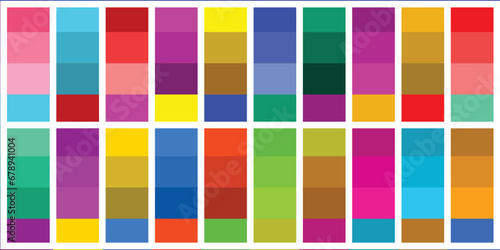 rainbow square color vector for background design.