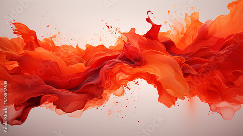 Red paint splash background