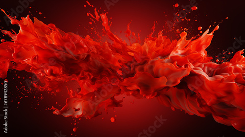 Red paint splash background