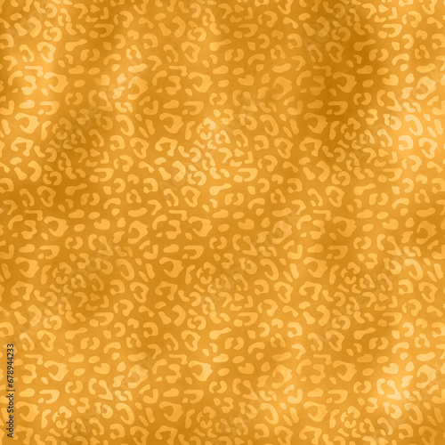 Golden Leopard Print Background - Gold Animal Print Texture Image