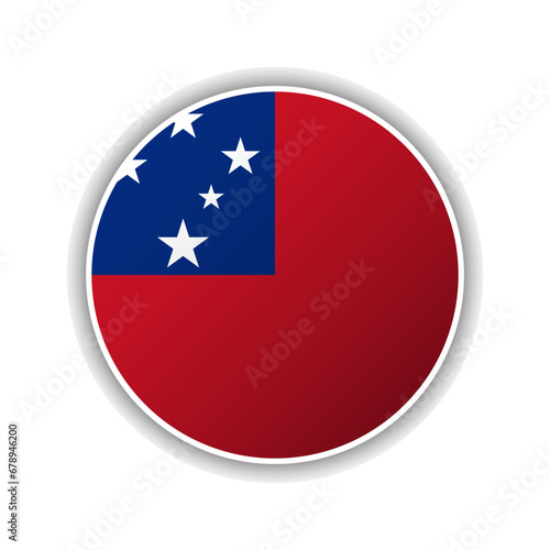 Free Download Abstract Circle Samoa Flag Icon - GFXLoad